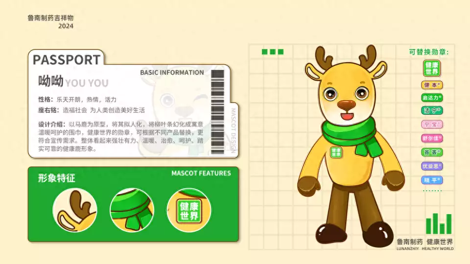 鲁南制药吉祥物IP形象正式亮相啦