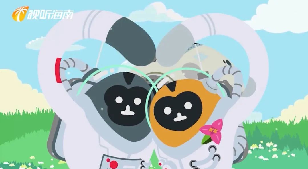 中国消博会吉祥物“换新装”了!变身海陆空“产业猿”! 图片