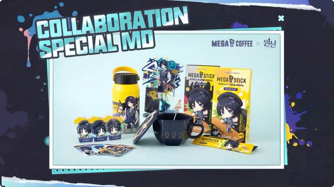 原神xMGCCoffe系列周边产品设计案例