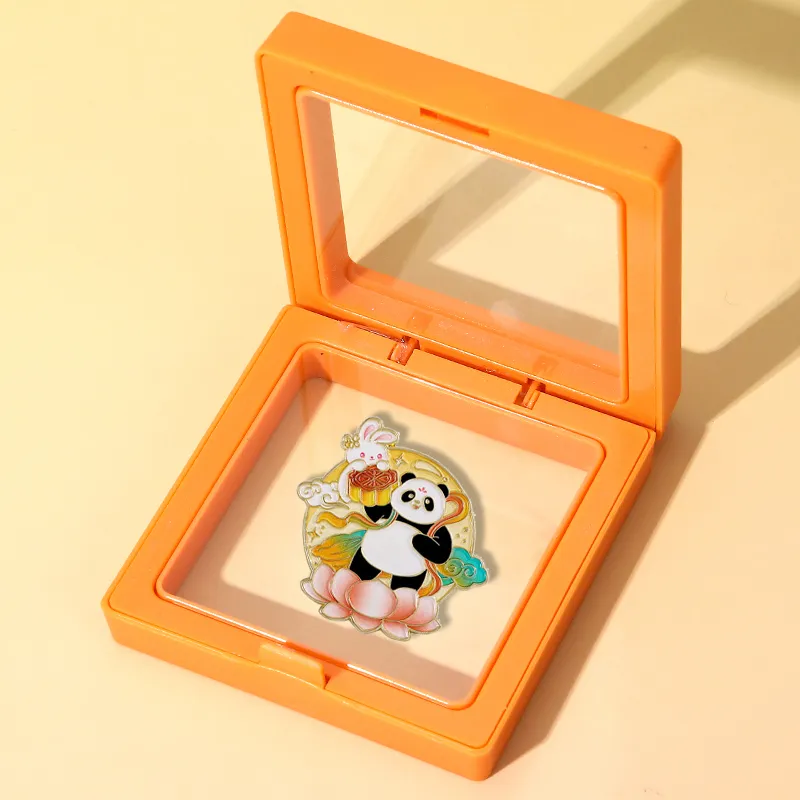 金属徽章 熊猫金属胸针 节日定制