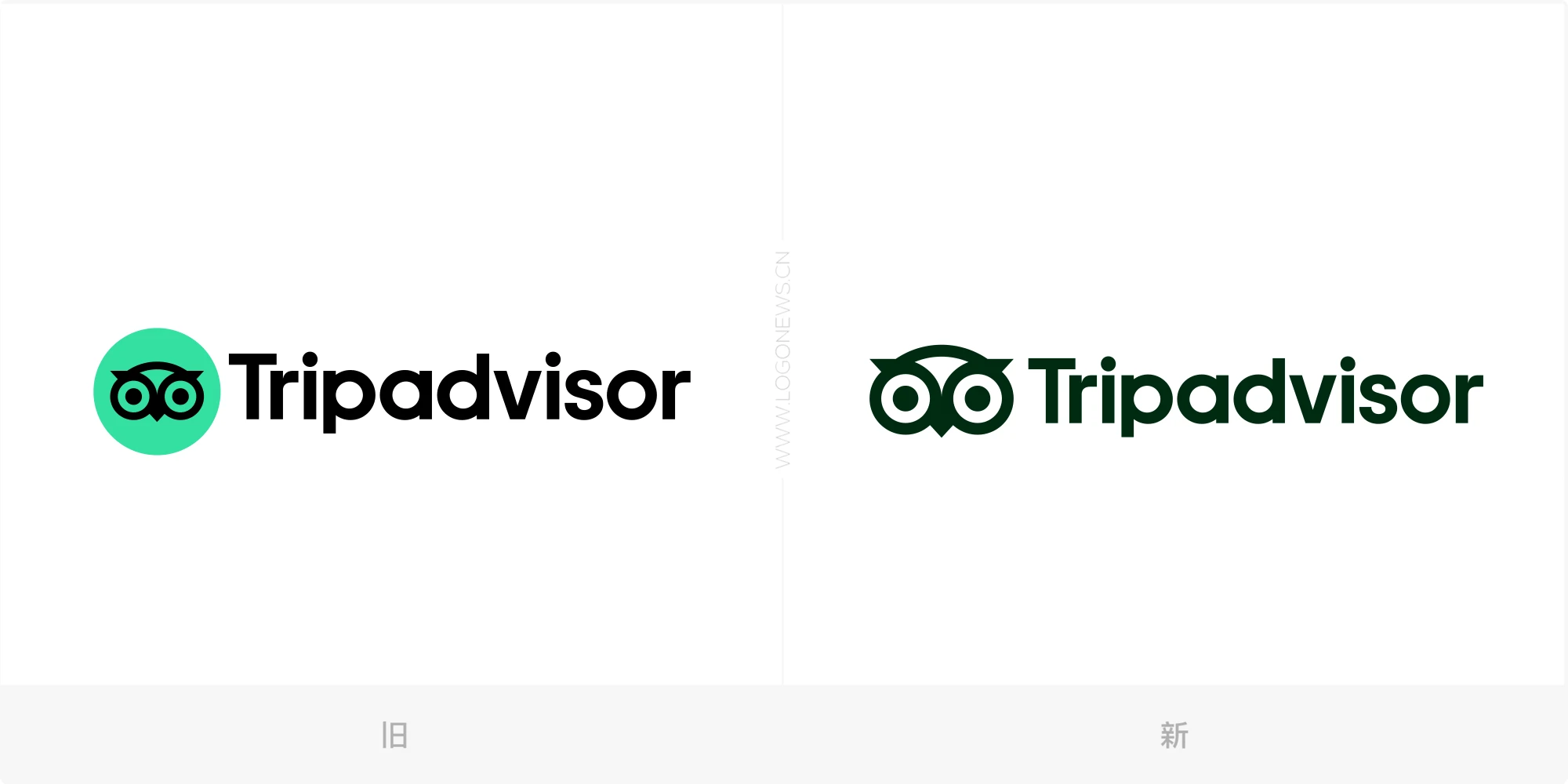 全球领先旅游平台猫途鹰（Tripadvisor）升级LOGO设计