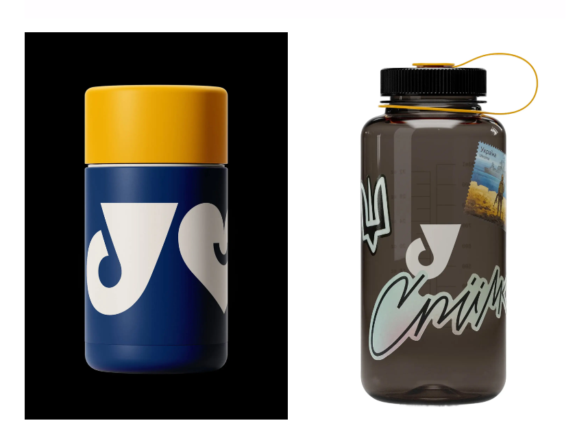 乌克兰邮政品牌视觉系统之礼品规范设计