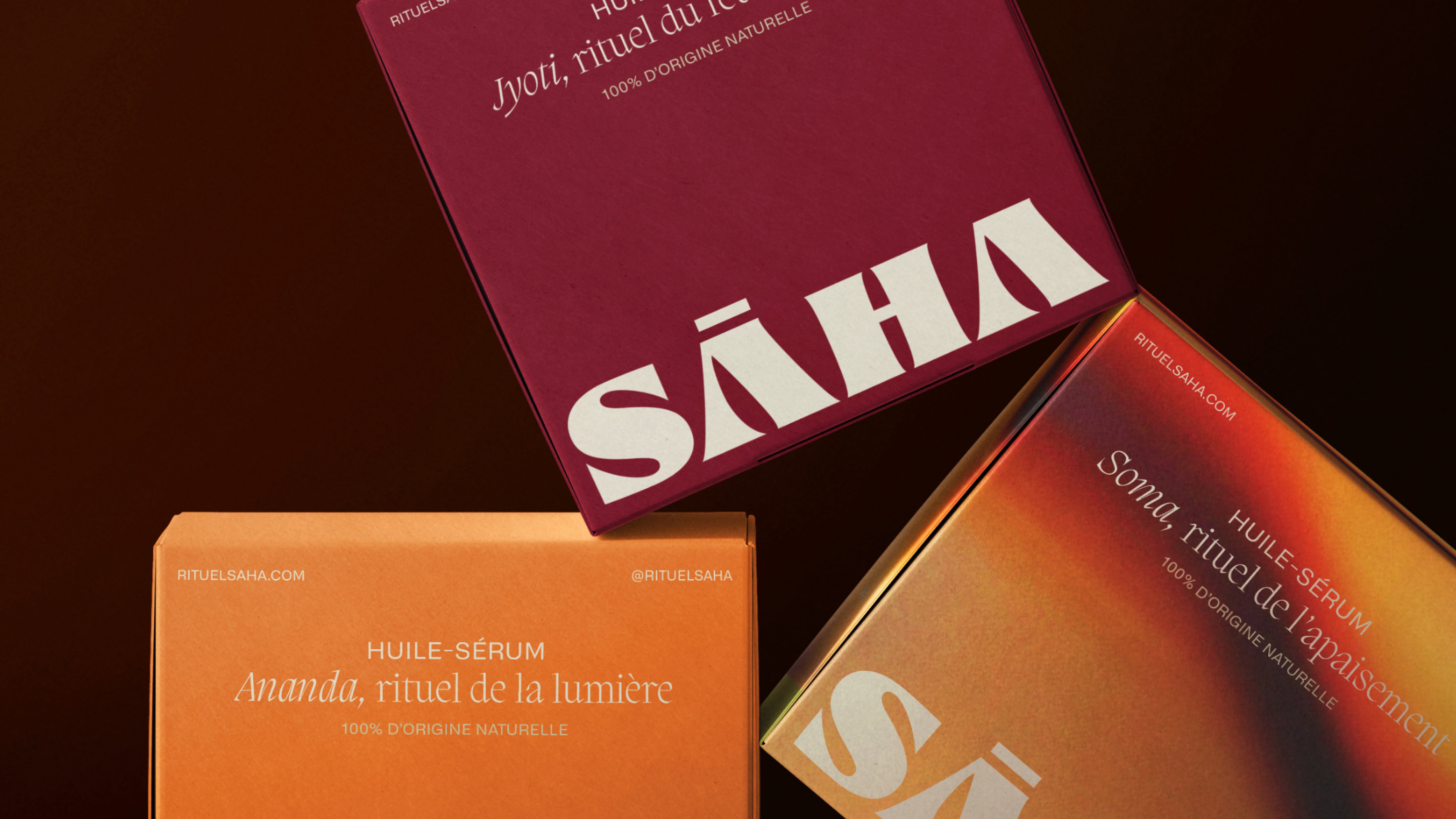 Sāha护肤品牌LOGO设计及VI设计欣赏