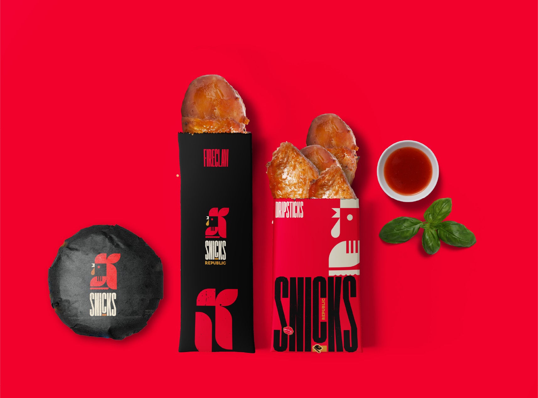 食品品牌Snicks Republic全新LOGO设计及品牌设计赏析