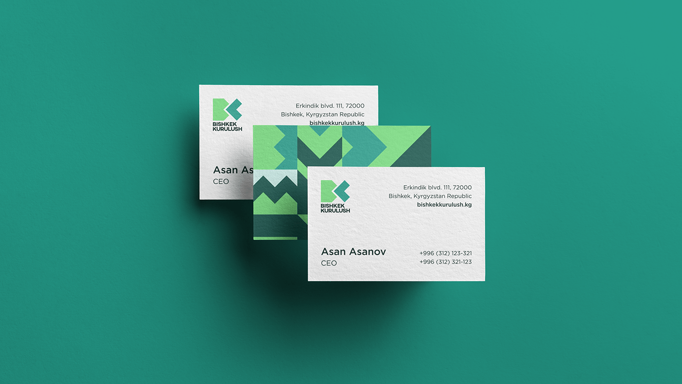 Bishkek Kurulush 建筑公司品牌形象设计赏析 Bishkek Kurulush 品牌形象