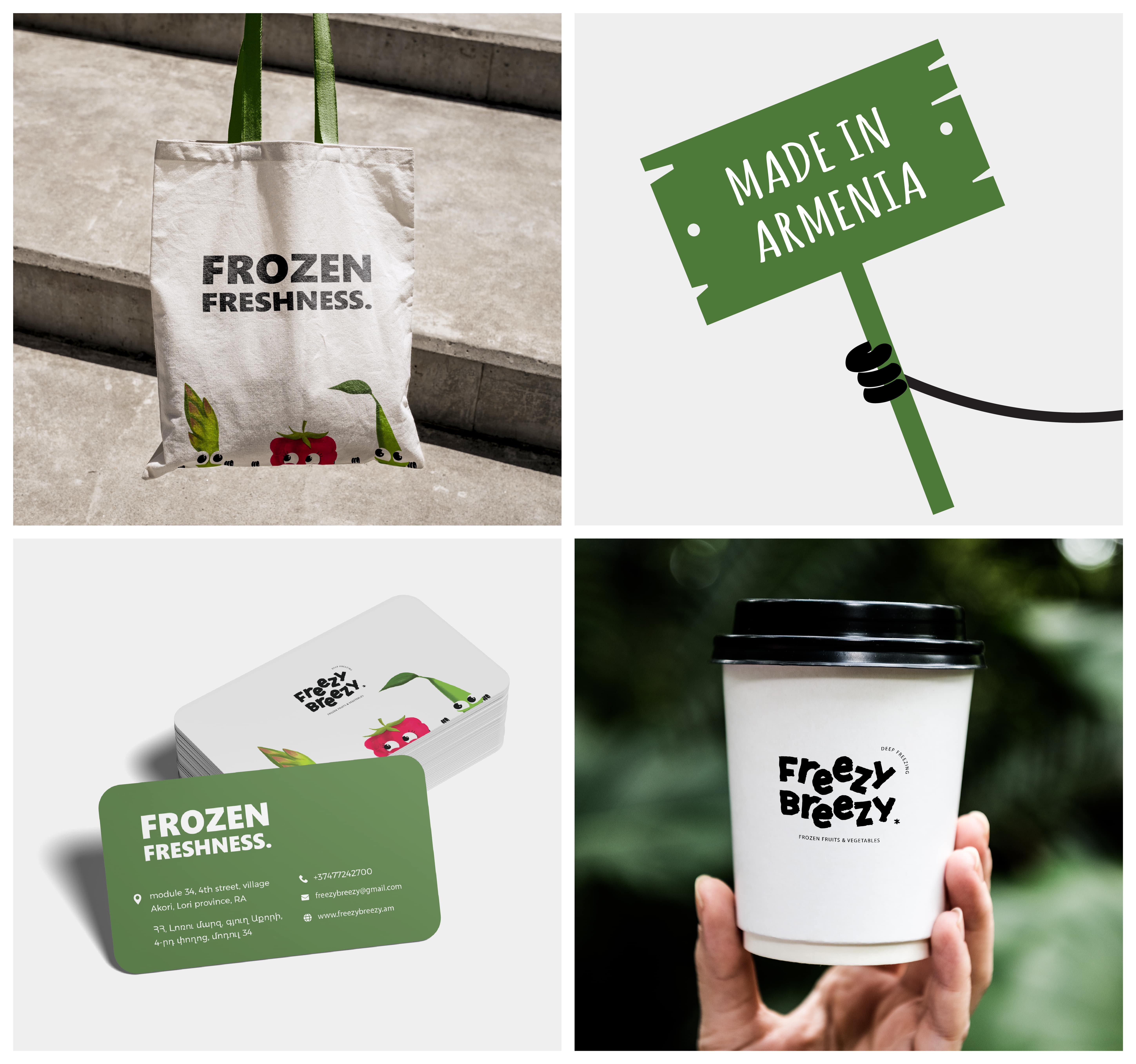 Freezy Breezy农产品牌策划建设及包装策划设计理念 农产品品牌ip形象设计