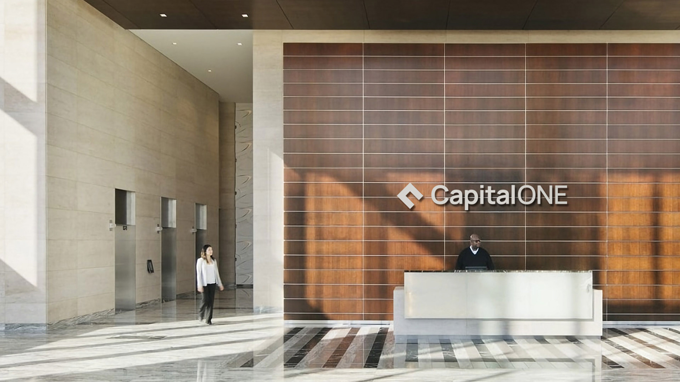 Capital One 美国银行品牌形象焕新 Capital One 品牌标志