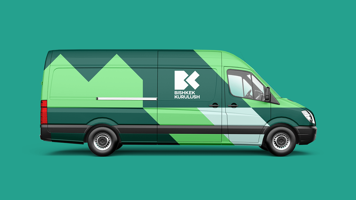 Bishkek Kurulush 建筑公司品牌形象设计赏析 Bishkek Kurulush 品牌形象