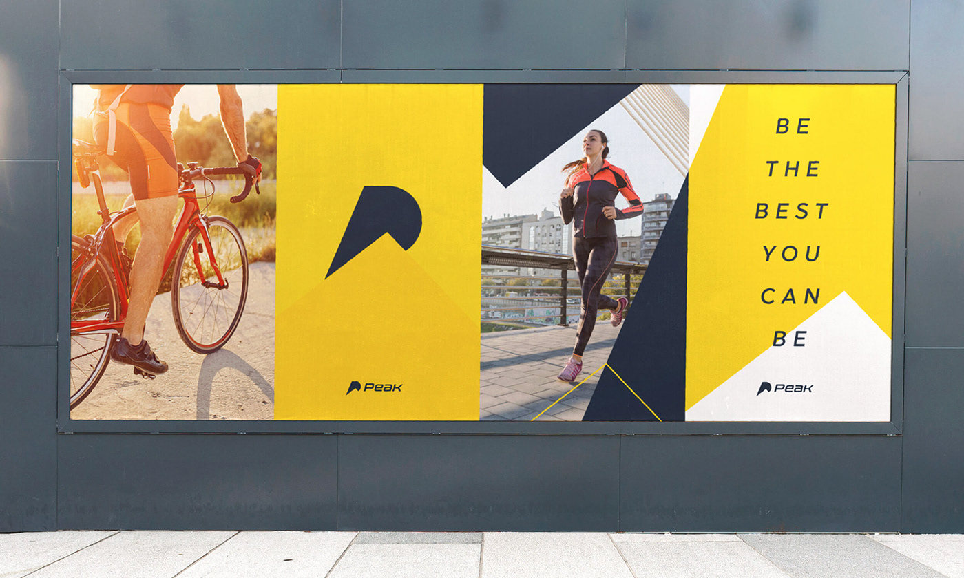 Peak 健身品牌形象设计 Peak 品牌形象
