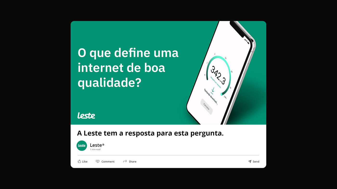 Leste光纤提供商焕新品牌形象 Leste 品牌形象