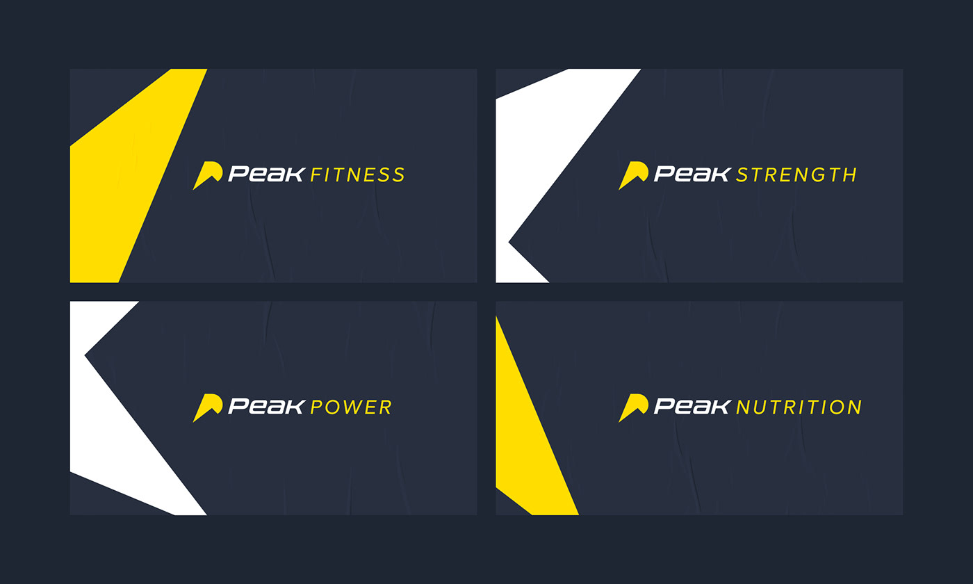 Peak 健身品牌形象设计 Peak 品牌形象