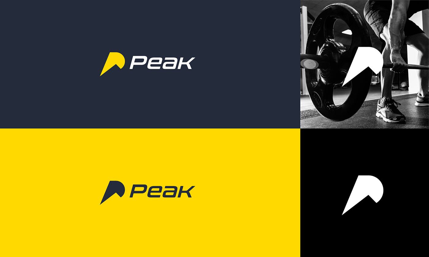 Peak 健身品牌形象设计 Peak 品牌LOGO