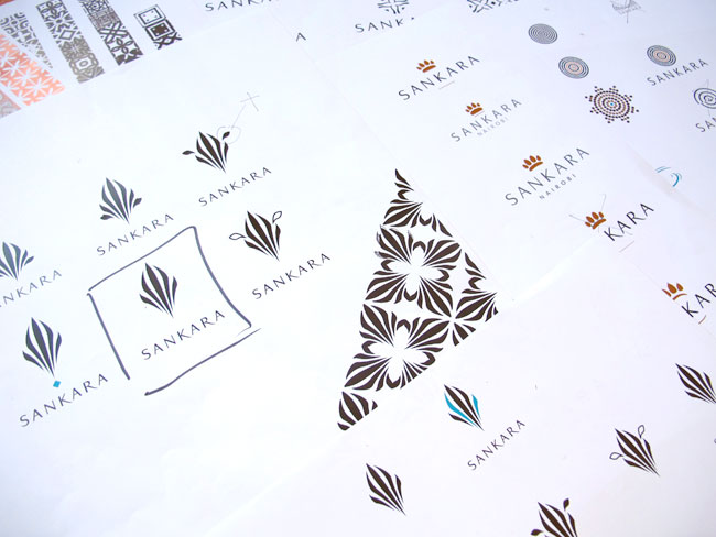 桑卡拉酒店品牌辅助图形