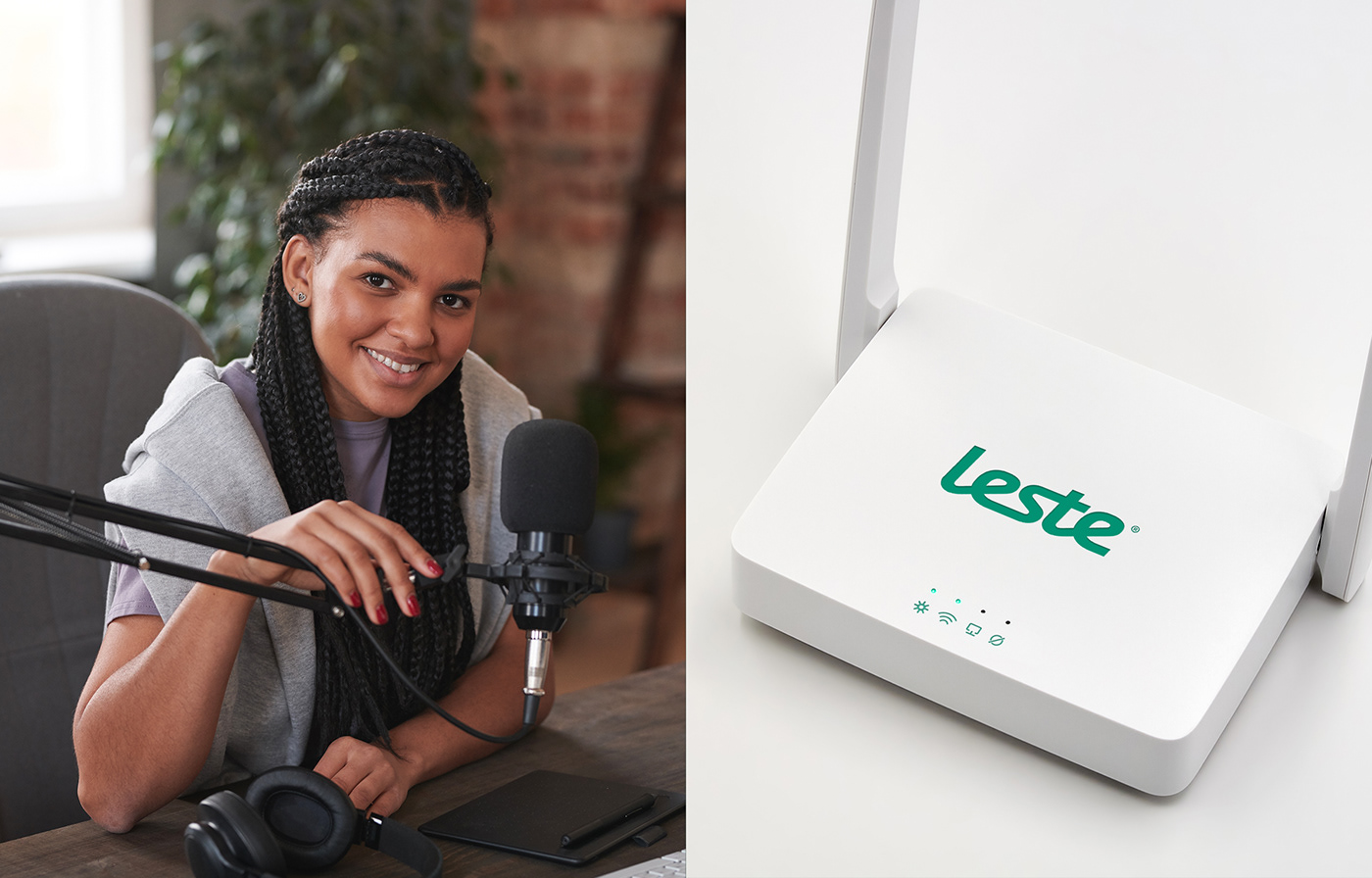 Leste光纤提供商焕新品牌形象 Leste 品牌形象