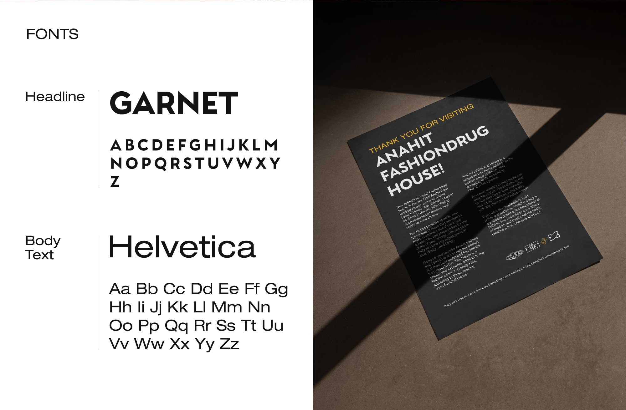 时尚行业LOGO设计及品牌VI设计创意说明