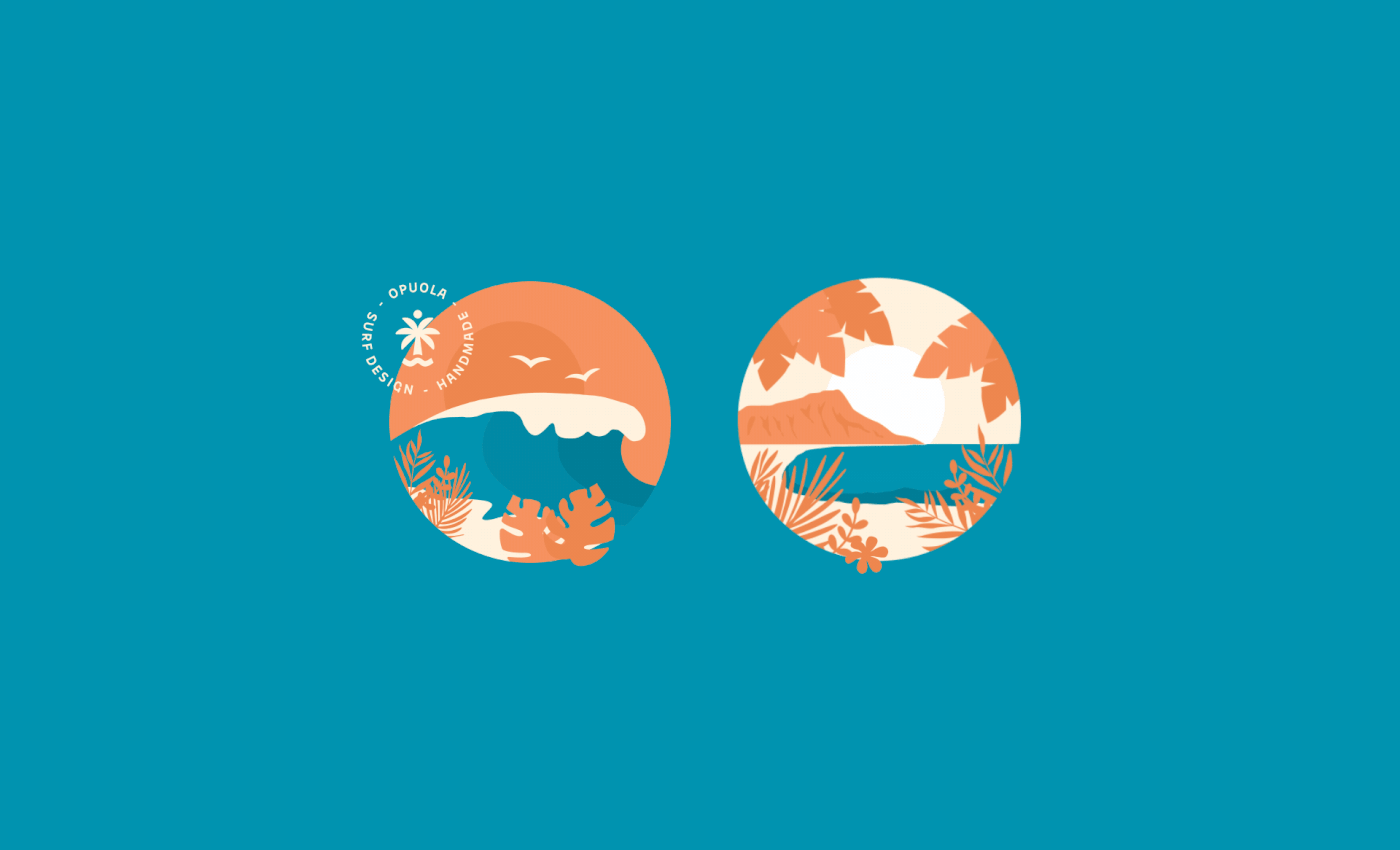 Opuola海滩启用新LOGO