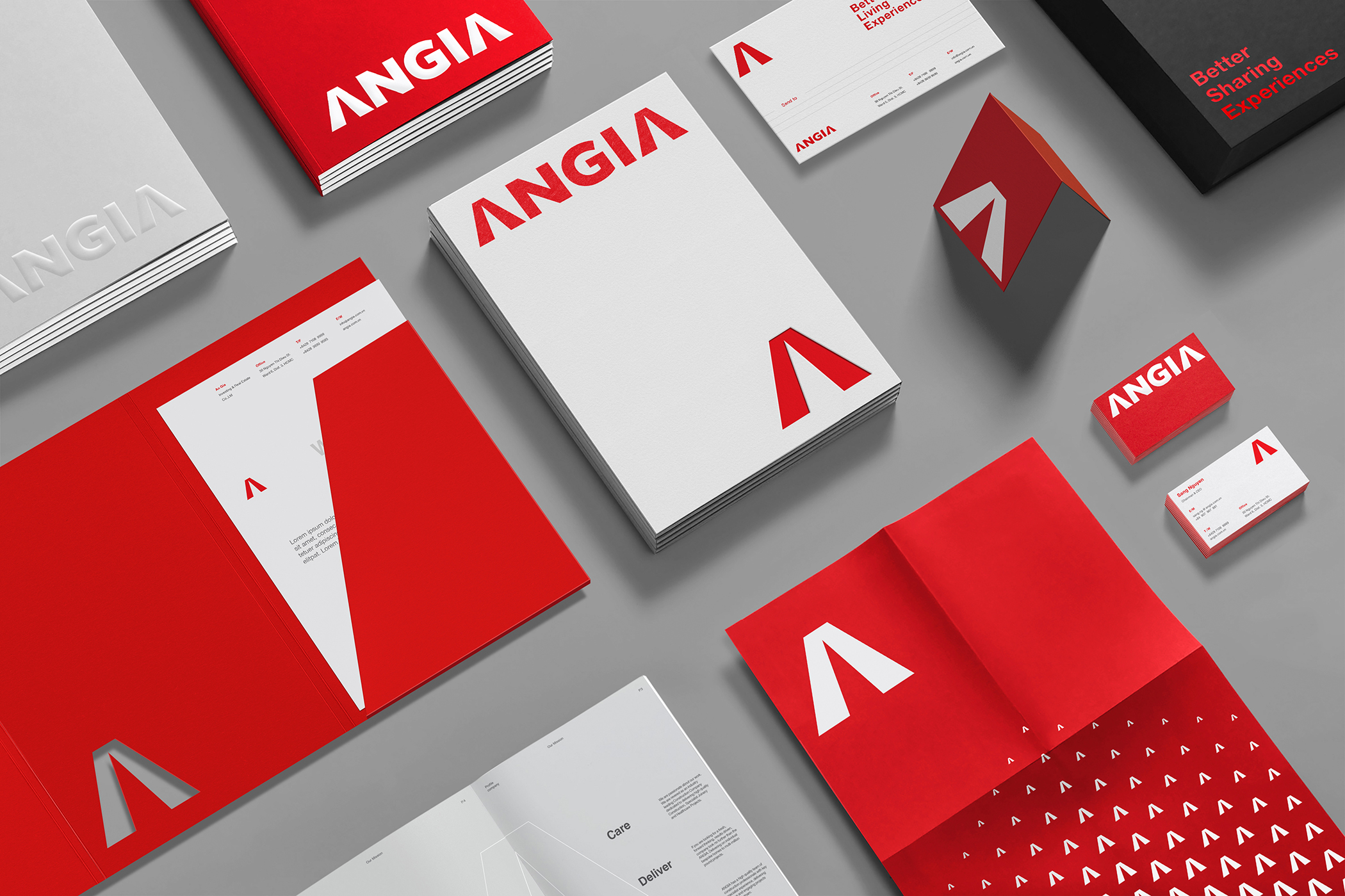 ANGIA投资公司VI设计赏析