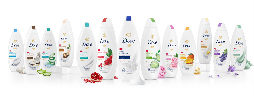 日化品牌设计、包装设计全新升级-DOVE 日化用品品牌升级设计