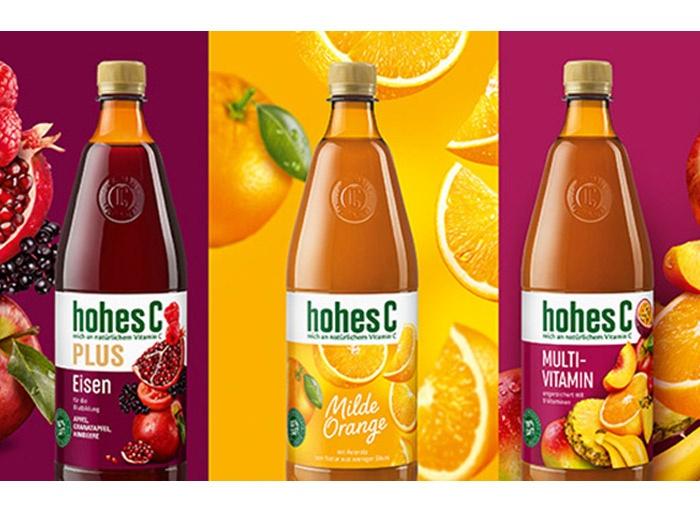 果汁品牌HoheC更新了品牌形象设计