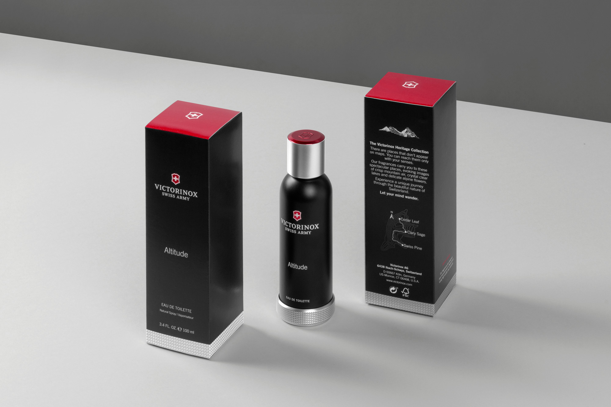 深圳设计公司分享：诺雷斯特（Victoriax）Victorinox Fragrance Collection的包装重新设计