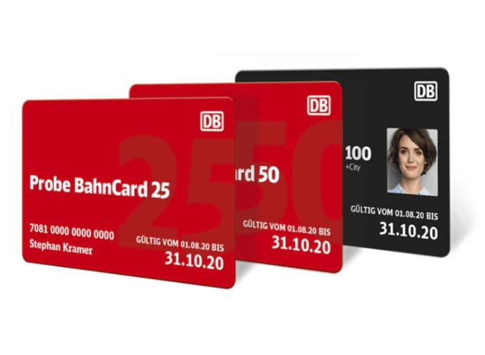 BahnCards的新设计
