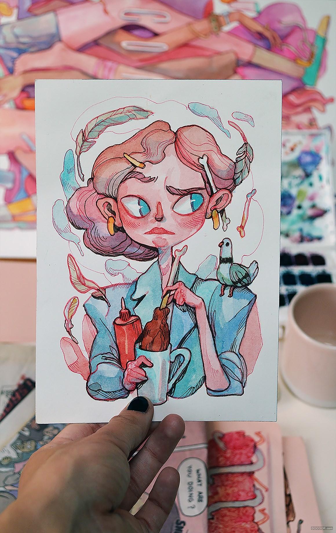 深圳插画设计需要无穷无尽的想象力