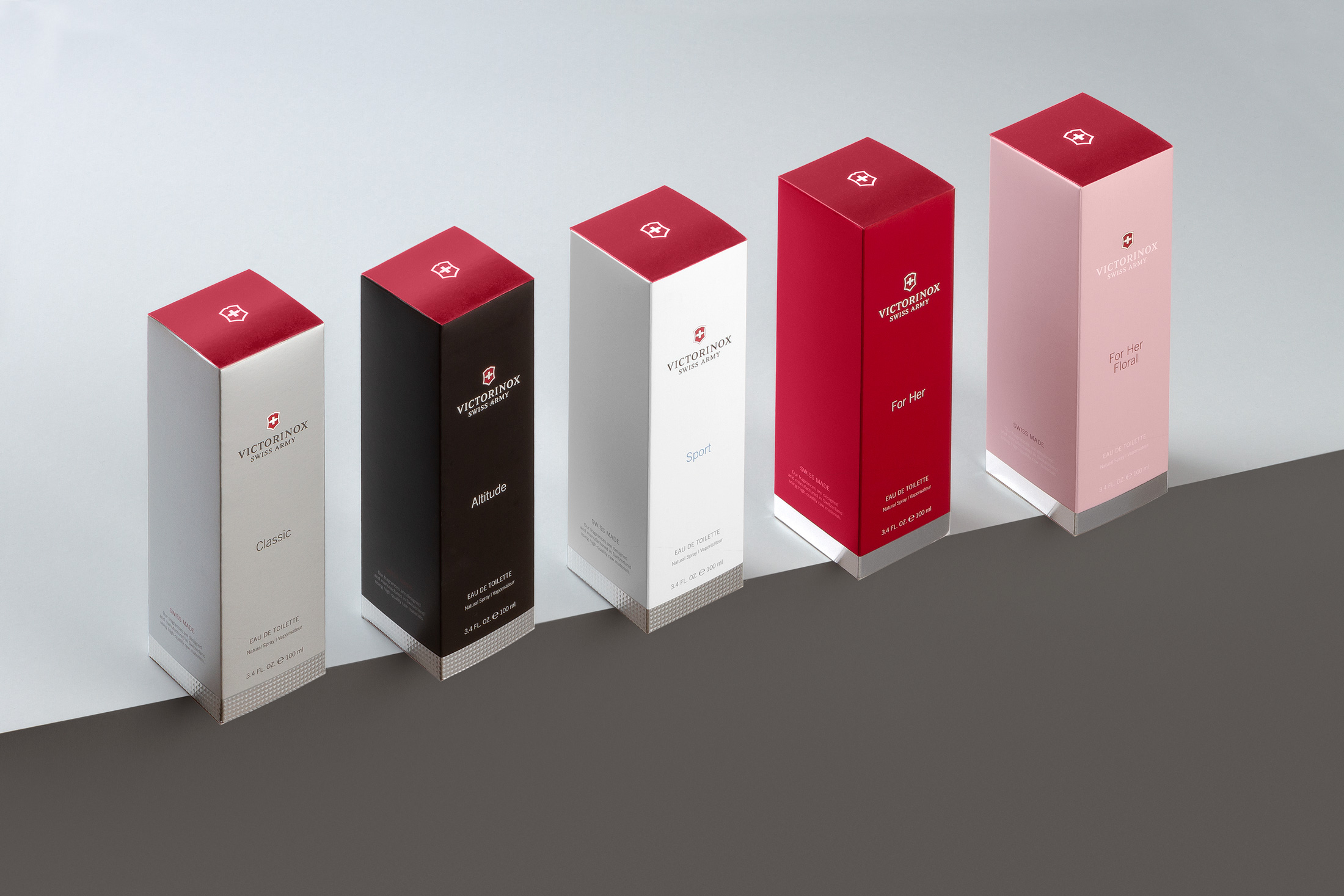 深圳设计公司分享：诺雷斯特（Victoriax）Victorinox Fragrance Collection的包装重新设计