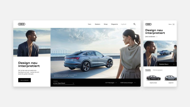 汽车品牌设计分享:奥迪启用新的企业形象设计