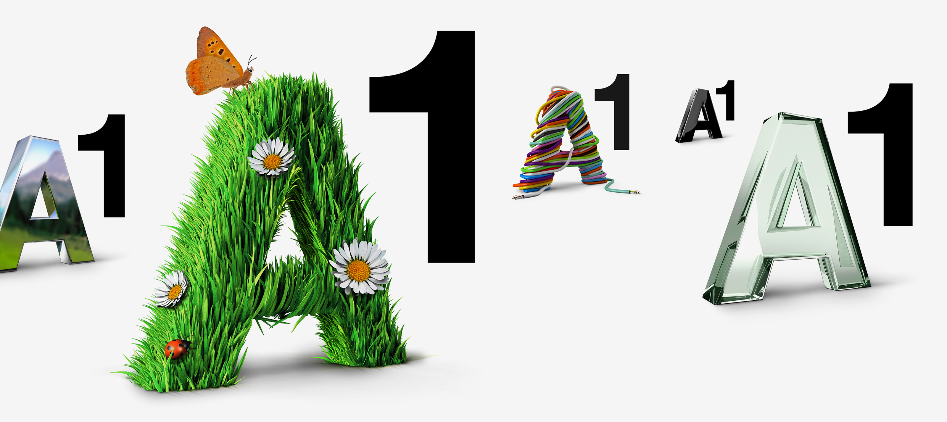 奥地利两大电信品牌合并之后发布新的品牌形象设计