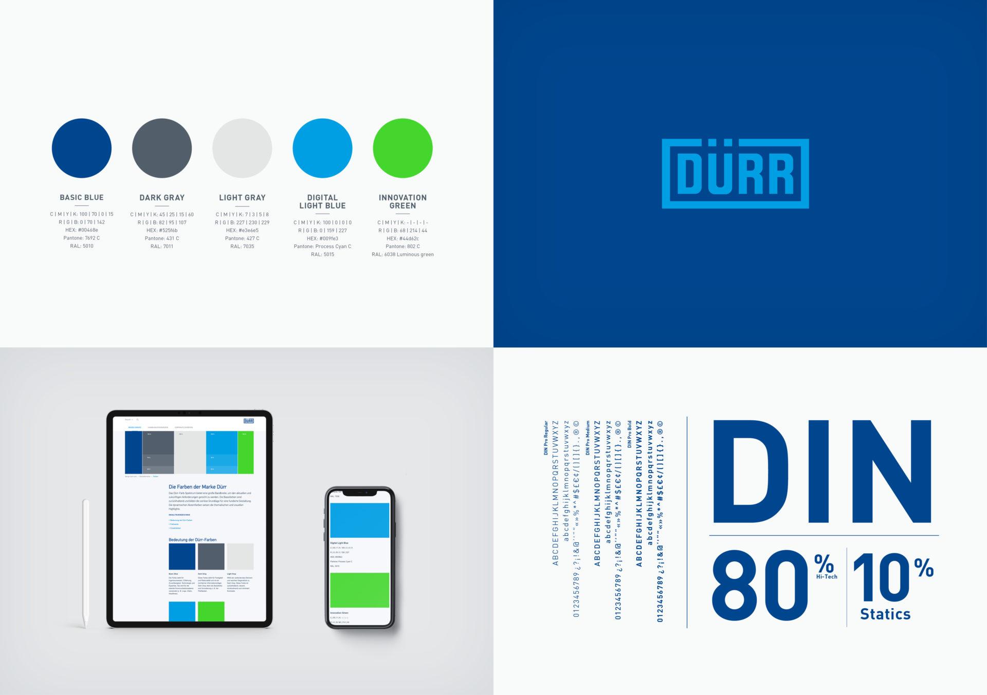 机械制造商Dürr更新了自己的VI设计